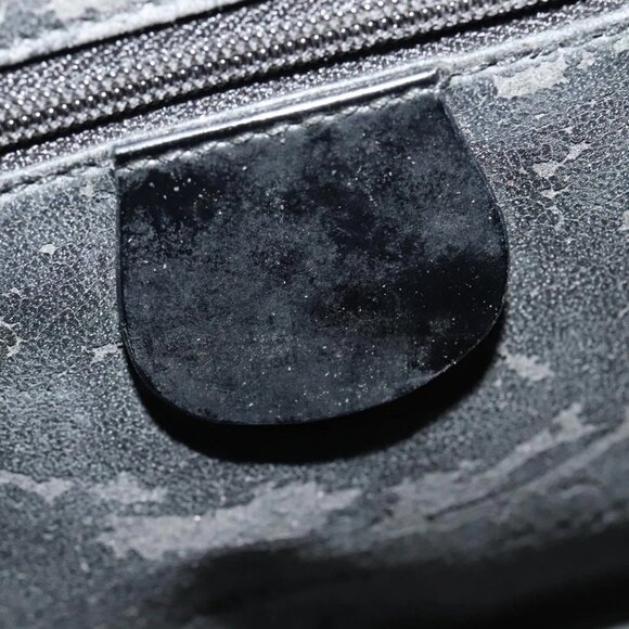 GUCCI Shoulder Bag Enamel Black Gold 0001 3444 1812 Auth bs28872 - Picture 14 of 16